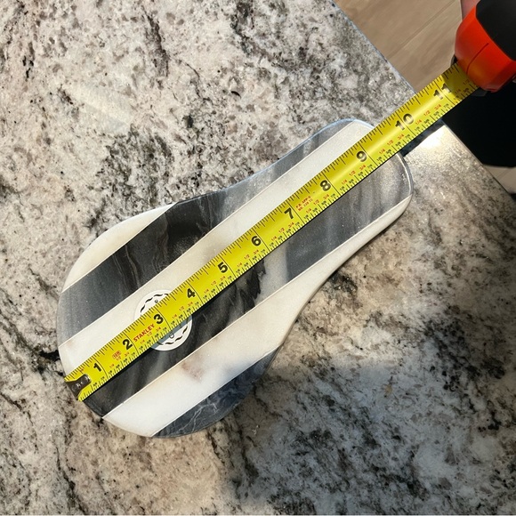 Black and White Marble Spoon Rest - Picture 4 of 4